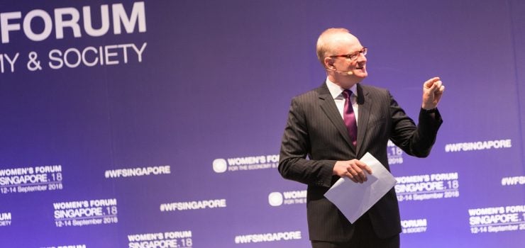 Martin Roll Was Master Of Ceremony For The Women’s Forum Singapore 2018